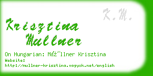 krisztina mullner business card